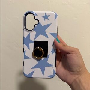 Casely Blue Star Pattern Phone Case